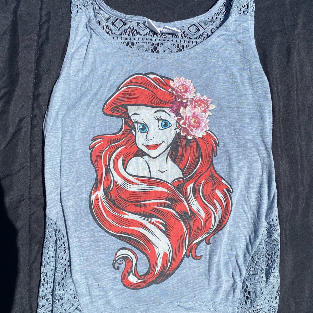 Disney Ariel laced tank top